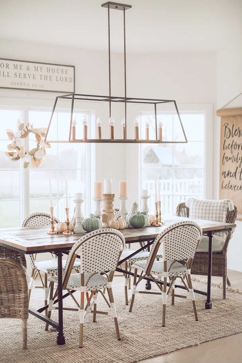 Shanty2Chic Fall Dining Room Decor | Niña and Cecilia